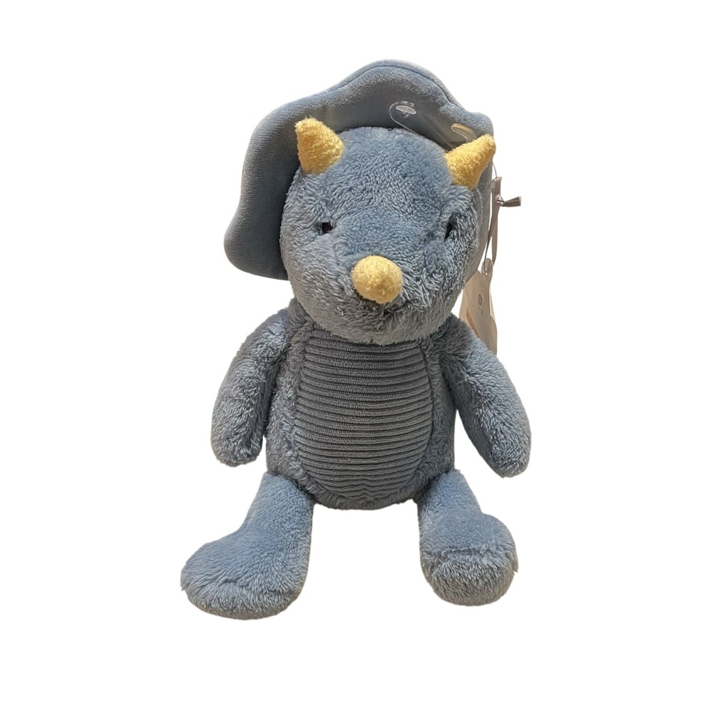 Cloud Island Blue Triceratops Dino Dinosaur Stuffed Animal Plush NWT
